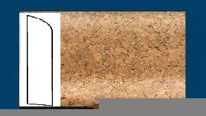 Плинтус пробковый ArtCorkDesing С 106 (Колер 8) 10х60х910 мм в Кемерово