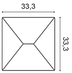 Декоративная панель Orac W106 (33.3x33.3x2.9 см) в Кемерово