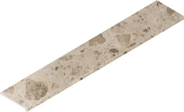 Керамогранит Italon Континуум Стоун Беж Ступень угловая правая 33х160 (Натуральная) в Кемерово