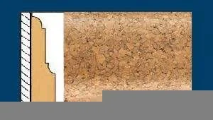 Плинтус пробковый ArtCorkDesing С 103 (Колер 8) 12х65х910 мм в Кемерово