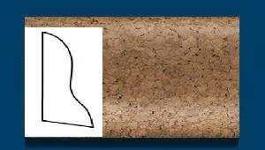 Плинтус пробковый ArtCorkDesing С 102 (Колер 9) 20x40x910 мм в Кемерово