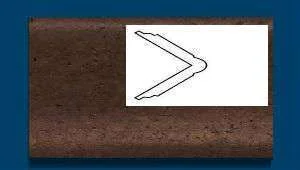 Угол пробковый наружный ArtCorkDesign С 303 Колер 14 в Кемерово