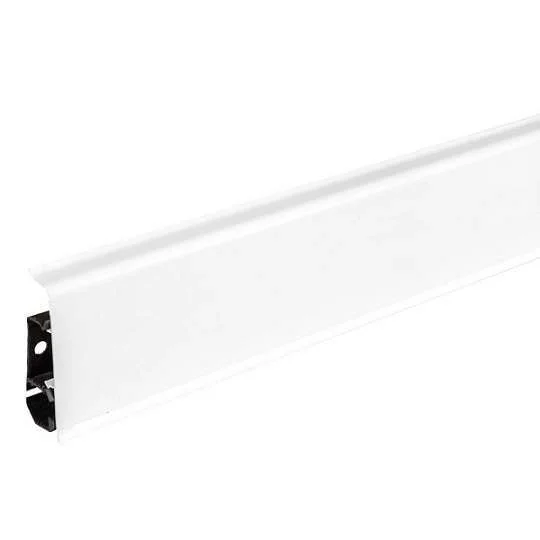 Плинтус пластиковый Arbiton INDO70 01 Белый блеск 2,5 м в Кемерово