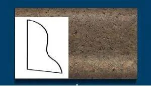 Плинтус пробковый ArtCorkDesing С 102 (Колер 7) 20x40x910 мм в Кемерово