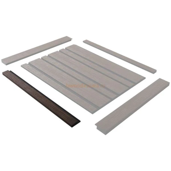 Финишный молдинг LF124A BR396K правый декорированный (42х12х2700мм) в Кемерово