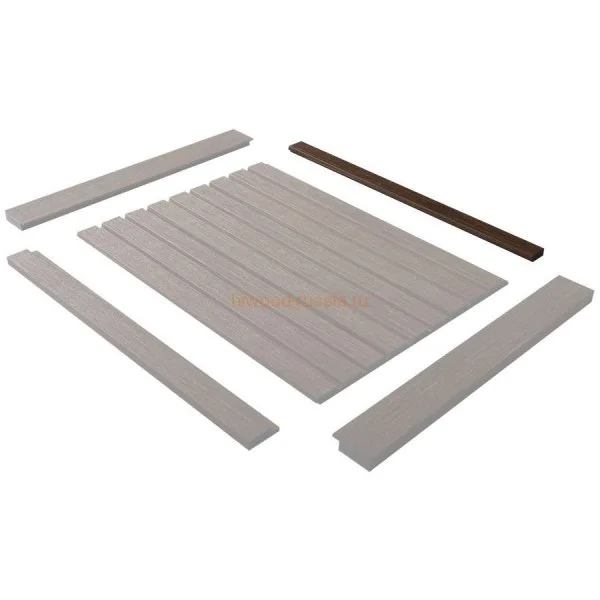 Финишный молдинг LF124B BR396 левый декорированный (31х12х2700мм) в Кемерово