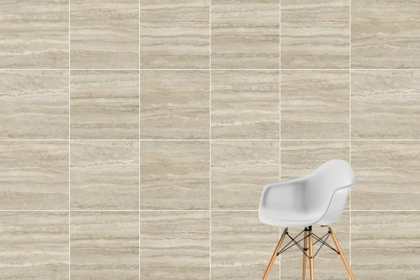 Керамогранит Vitra CityStone Травертин Линейный 60х60 (Натуральная и Реттифицированная) в Кемерово