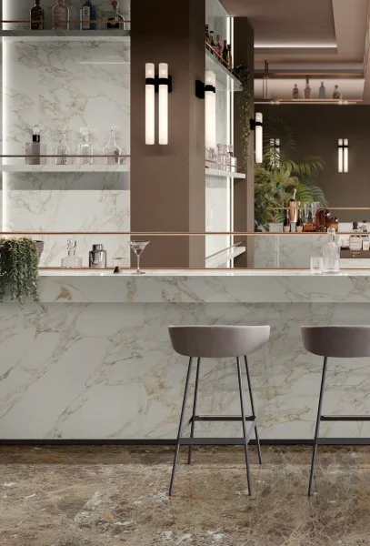 Керамогранит Italon Шарм Делюкс Арабескато Уайт 80х160 (Люкс и реттифицированная) в Кемерово