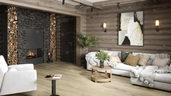 Кварц-виниловая плитка Alpine Floor Premium XL Дуб Сливочный ЕСО 7-19, 8 мм. 43 класс в Кемерово