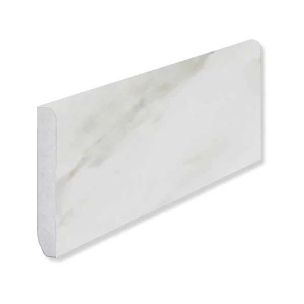 Кварцевый плинтус Fargo 6089-1 Белый Мрамор 80х11х2200 мм в Кемерово