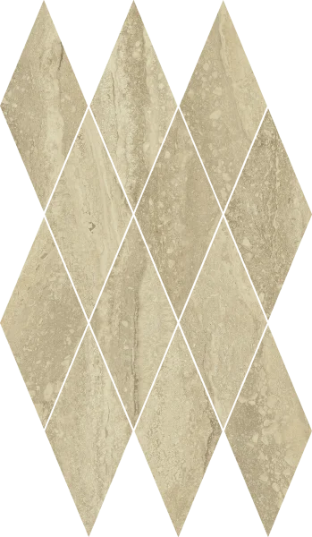 Керамогранит Italon Шарм Эдванс Травертино 28х48 мозаика Даймонд (Люкс) в Кемерово