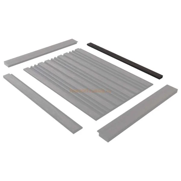 Финишный молдинг LF124B BR395K левый декорированный (31х12х2700мм) в Кемерово