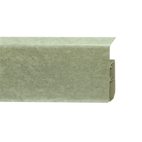 Пластиковый плинтус Royce №339 Мрамор Светлый (80х24х2200мм) в Кемерово