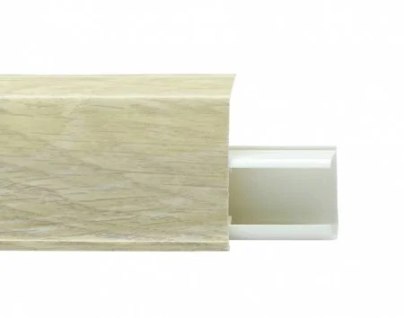 Пластиковый плинтус Royce №508 Серый Опем (55х23х2200мм) в Кемерово