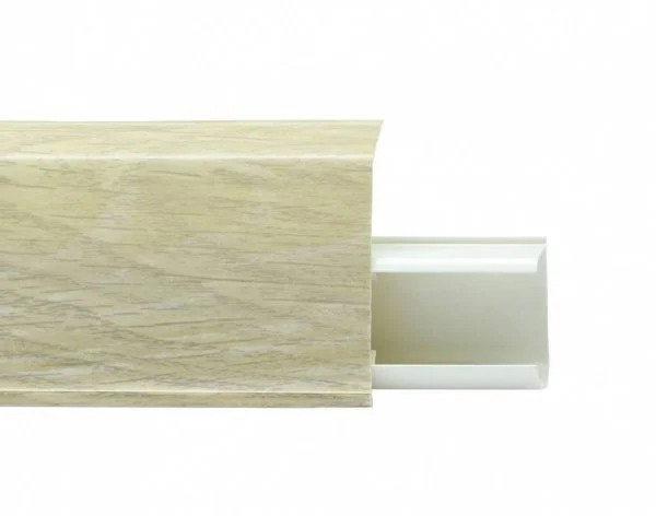 Пластиковый плинтус Royce №508 Серый Опем (55х23х2200мм) в Кемерово