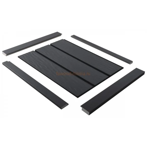 Финишный молдинг LF124A GR15K правый декорированный (42х12х2700мм) в Кемерово