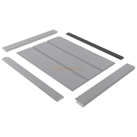 Финишный молдинг LF124B GR15K левый декорированный (31х12х2700мм) в Кемерово