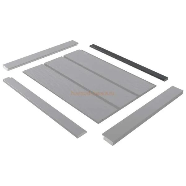 Финишный молдинг LF124B GR15K левый декорированный (31х12х2700мм) в Кемерово