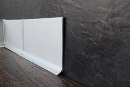 Алюминиевый плинтус ЭлитПроф Анодированный Плоский (80х11х2500 мм) в Кемерово