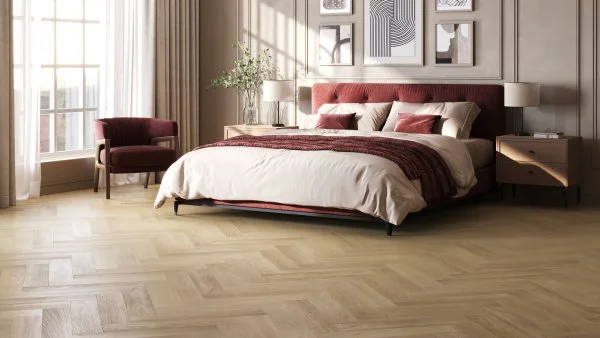 Паркетная доска Quartz Parquet Английская Ёлка Дуб Лимба 33-405 в Кемерово