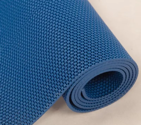 Грязезащитное рулонное покрытие ЗигЗаг Синий 4,5 мм (1,2 м) Китай в Кемерово