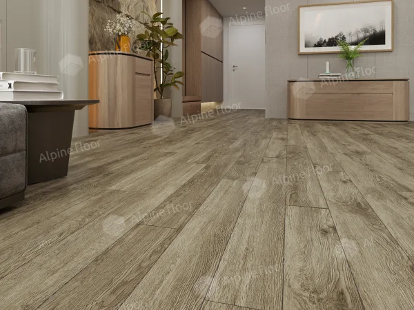 Каменно-полимерная плитка Alpine Floor Grand Sequoia Village Венге Грей ECO 11-807 4мм, 43 класс в Кемерово