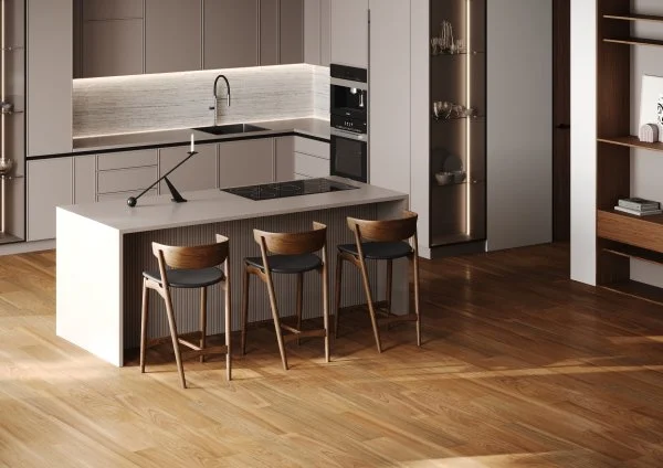 Паркетная доска Quartz Parquet Классик 5 мм Дуссия Африканская 550-63 в Кемерово