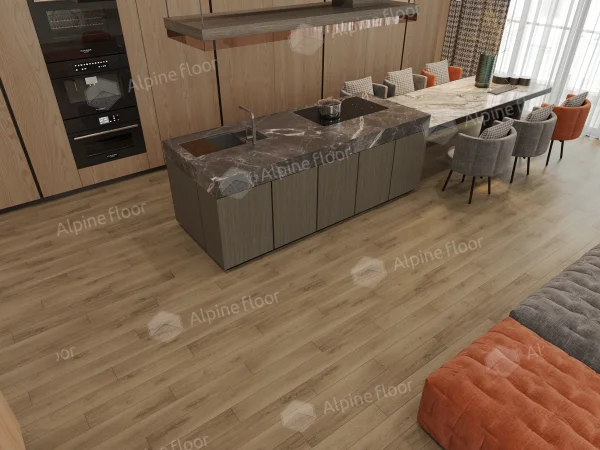 Каменно-полимерная плитка Alpine Floor Grand Sequoia Village Вайпуа ECO 11-1907 4мм, 43 класс в Кемерово