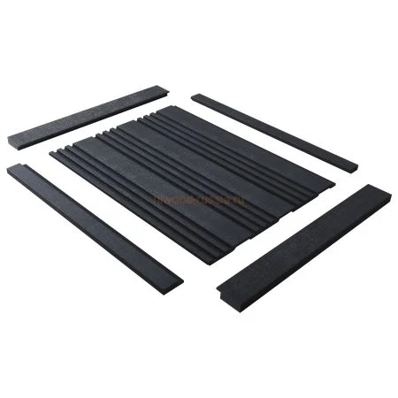 Финишный молдинг LF124B BK114K левый декорированный (31х12х2700мм) в Кемерово