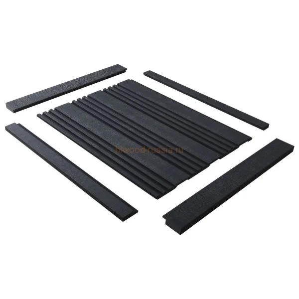 Финишный молдинг LF124B BK114K левый декорированный (31х12х2700мм) в Кемерово