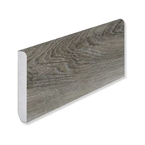 Кварцевый плинтус Fargo 366-1B Дуб Рустик Серый градиент 80х11х2200 мм в Кемерово