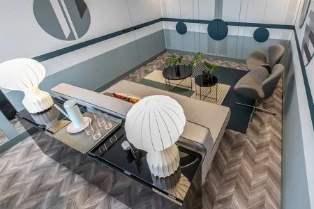 Пробковое покрытие CorkStyle Chevron Silver в Кемерово