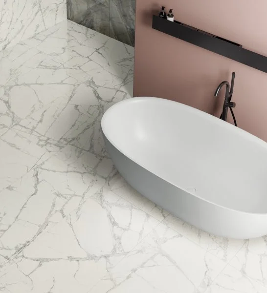 Керамогранит Italon Шарм Делюкс Инвизибл Уайт 60х120 (Паттинированная и реттифицированная) в Кемерово