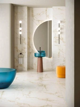 Керамогранит Coliseum Канова Уайт 60х120 (Натуральный и Реттифицированный) в Кемерово