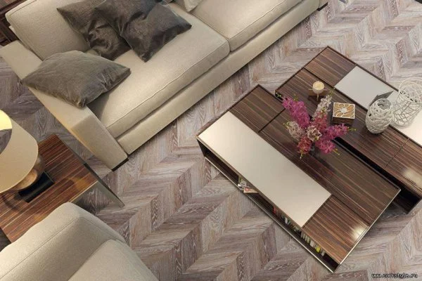 Пробковое покрытие CorkStyle Chevron Brown (1235*305*6 мм) HC в Кемерово