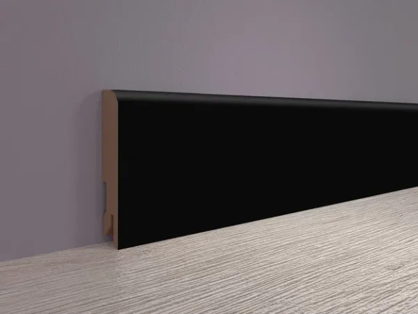 Плинтус MDF Bonkeel 24032 Чёрный Софт (100х16х2400 мм) в Кемерово