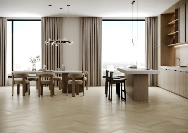 Паркетная доска Quartz Parquet Английская Ёлка Дуб Испанский 33-404 в Кемерово