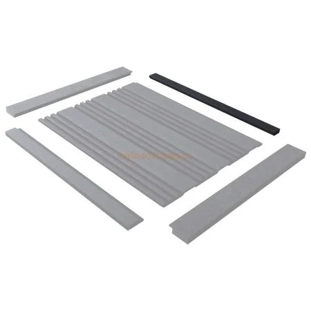 Финишный молдинг LF124B BK114K левый декорированный (31х12х2700мм) в Кемерово