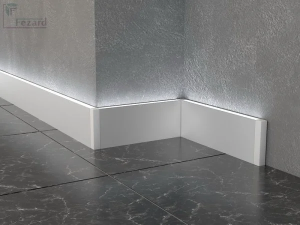 Алюминиевый плинтус Fezard Кабельный ALP-G80-LA Алюминий 80*15*2500 мм в Кемерово