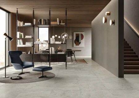 Керамогранит Italon Метрополис Абсолют Сильвер 80х80 (Натуральная и Реттифицированная) в Кемерово