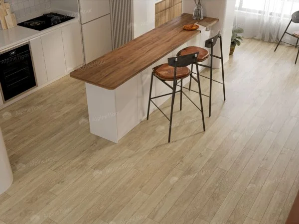 Каменно-полимерная плитка Alpine Floor Grand Sequoia Village Миндаль ECO 11-607 4мм, 43 класс в Кемерово