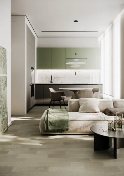 Паркетная доска Quartz Parquet Штучный паркет Дуб Лунный 44-1258-08 в Кемерово