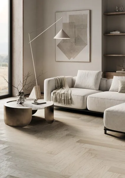 Паркетная доска Quartz Parquet Английская Ёлка Дуб Песочный 33-408 в Кемерово