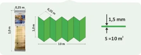 Подложка Солид 1,5мм для LVT ANTI SLIP (10м2) в Кемерово