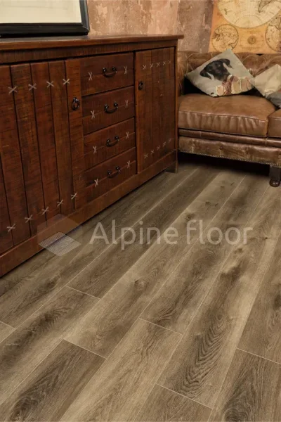 Кварц-виниловая плитка Alpine Floor Premium XL Дуб Коричневый ЕСО 7-9, 8 мм. 43 класс в Кемерово