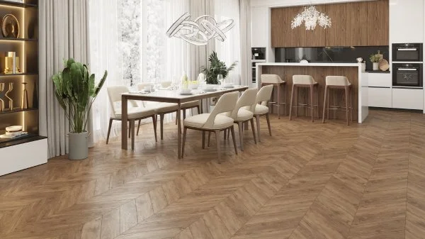 Кварц-виниловая плитка Alpine Floor Chevron Гевуина ECO 20-10 (2,5 мм. 43 класс) в Кемерово