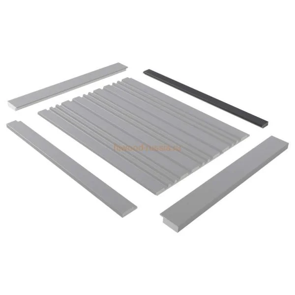 Финишный молдинг LF124B GR3 левый декорированный (31х12х2700мм) в Кемерово