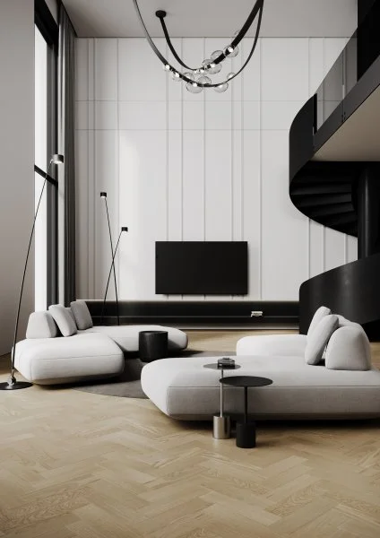 Паркетная доска Quartz Parquet Штучный паркет Дуб Бисквитный 44-1258-07 в Кемерово