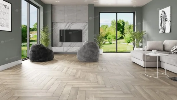 Кварц-виниловая плитка Alpine Floor Parquet Дуб Натуральный Отбеленный ЕСО 16-5 2.5 мм. 43 класс в Кемерово