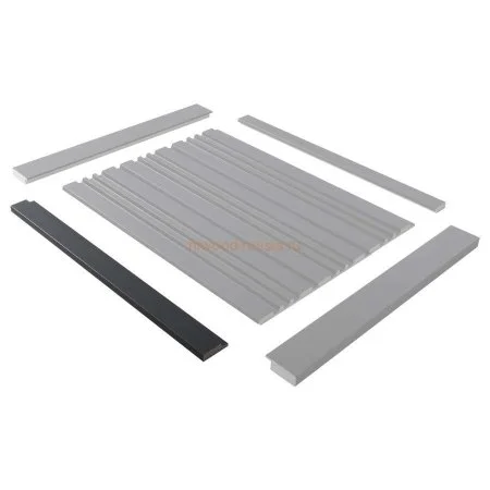 Финишный молдинг LF124A GR3 правый декорированный (42х12х2700мм) в Кемерово